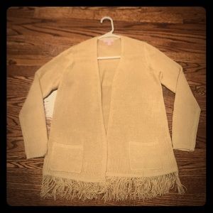 Lilly Pulitzer fringe cardigan
